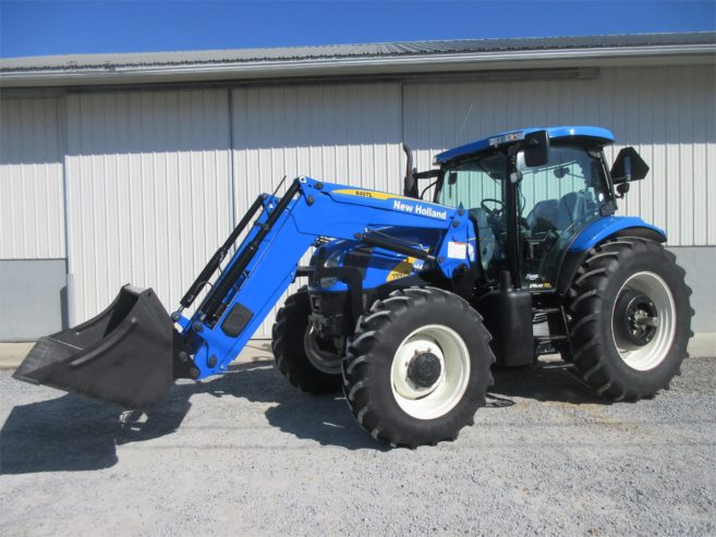 Tractor New Holland T6030 con cargador