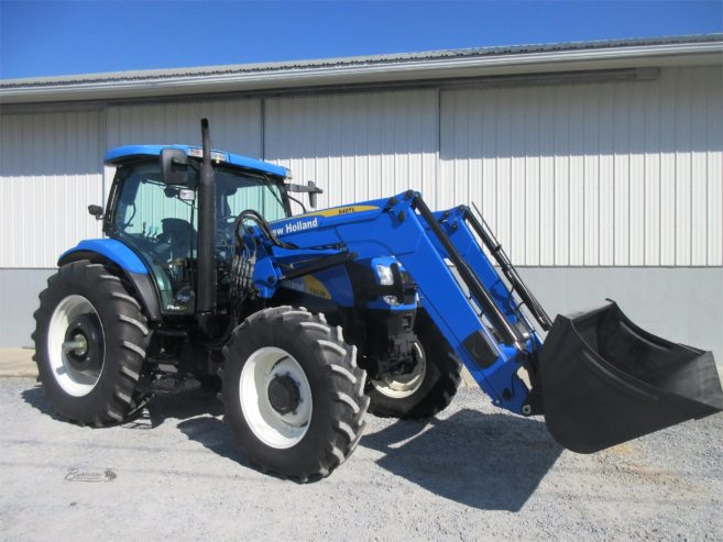 Tractor New Holland T6030 con cargador