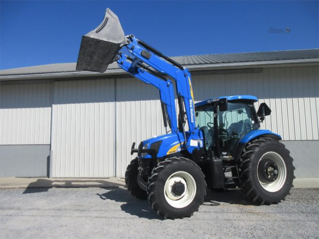 Tractor New Holland T6030 con cargador